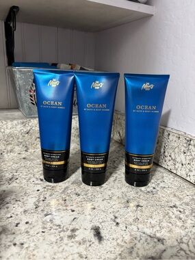 3 Bath & Body Works Ocean Cream NIP